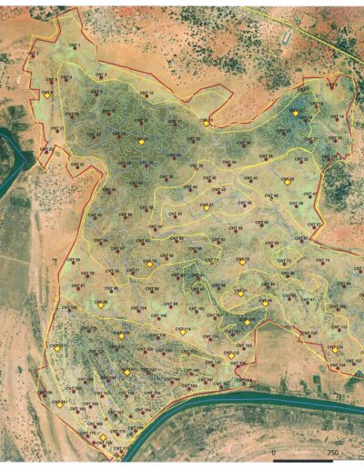 CNRADA : Cartographgie des sols - carte des profils 3